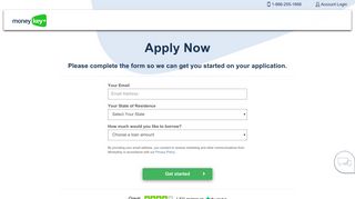 Start Application Within Seconds - MoneyKey Online Loans