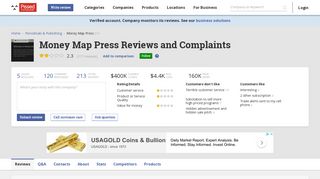 207 Money Map Press Reviews and Complaints @ Pissed Consumer