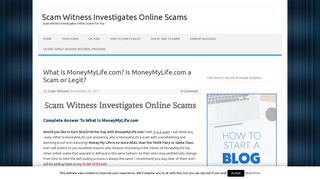 What Is MoneyMyLife.com? Is MoneyMyLife.com a Scam or Legit ...