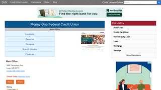 Money One Federal Credit Union - Largo, MD - Credit Unions Online