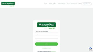 Secure Login | MoneyPak