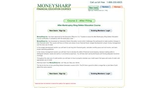 MoneySharp Inc. - Course2: After Filing