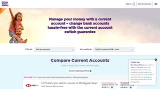 Current Accounts | Switch Bank Account - MoneySuperMarket