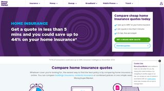 Compare Cheap Home Insurance Quotes | MoneySuperMarket