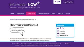 Moneywise Credit Union Ltd - Information Now