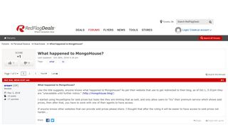 What happened to MongoHouse? - RedFlagDeals.com Forums