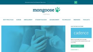 [Clients Only] Introduction to Cadence and texting best ... - Mongoose