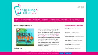 Monkey Bingo Mobile | Get Your 120 FREE Bingo Tickets Here!