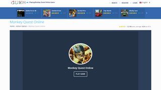 Monkey Quest Online - Play Free 3D Games Online at Aukh.com!