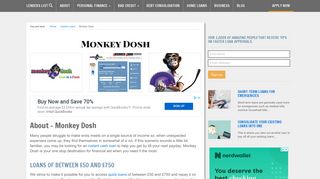Monkey Dosh – Instant cash loans in UK | Lenders List