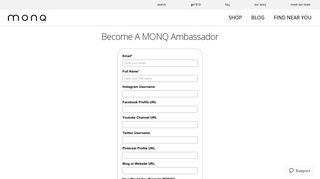 Become A MONQ Ambassador