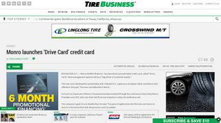 Monro launches 'Drive Card' credit card - Tire Business - The Tire ...