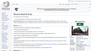 Monroe Bank & Trust - Wikipedia