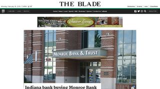 Indiana bank buying Monroe Bank & Trust | Toledo Blade