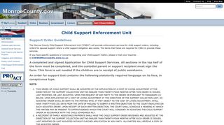 Child Support Enforcement Unit | Monroe County, NY