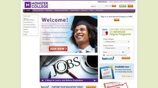 MonsterCollege™ : Graduate Into Your Career