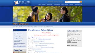 Useful Career Related Links | CRC Website - Cosumnes River College