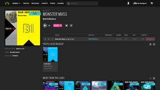 Monster Mass from Hustlin Beats on Beatport