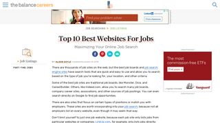 Top 10 Best Websites For Jobs - The Balance Careers