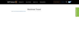 Montrose Travel - SAP Concur