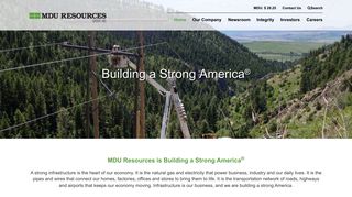 MDU Resources Group, Inc.: Home