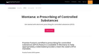 Montana Prescription Drug Monitoring (PMP) | Practice Fusion EPCS