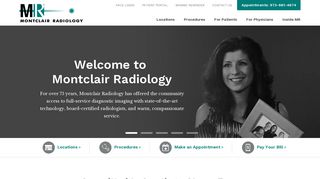 Montclair Radiology: NJ Radiology Center | New Jersey MRI