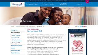 Paying Your Bill | The Children's Hospital at Montefiore