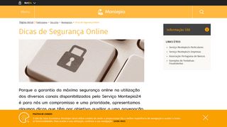 Dicas de Segurança Online | Montepio