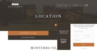 Location | Monterra Village Apartments | Fort Worth, TX