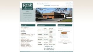 Bank of Montgomery - Montgomery Illinois Community Bank