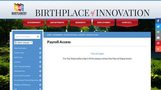 Payroll Access - Montgomery County