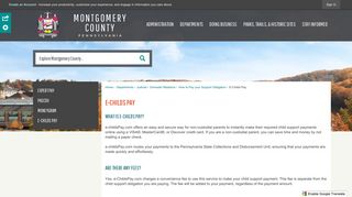 e-Childs Pay | Montgomery County, PA - Official Website
