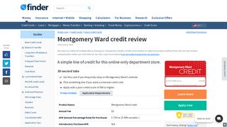 Montgomery Ward Credit review | finder.com