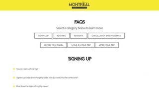 FAQs - Montréal March Break