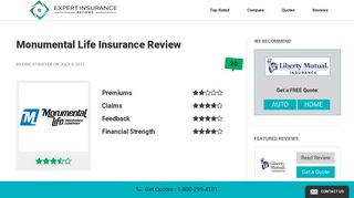 Monumental Life Insurance Review & Complaints | Term, Whole ...