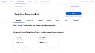 Dairy Home Team - moo2.me Careers and Employment | Indeed.co.uk