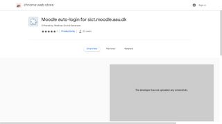Moodle auto-login for sict.moodle.aau.dk - Google Chrome