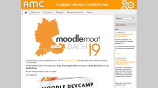 Academic Moodle Cooperation » Landing page