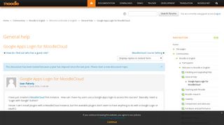 Moodle in English: Google Apps Login for MoodleCloud - Moodle.org