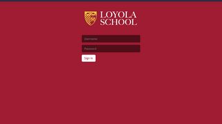 Loyola School Moodle Login