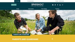 Parents and Guardians | Sparsholt College Hampshire