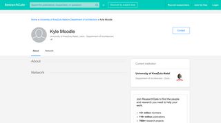 Kyle Moodle | University of KwaZulu-Natal, Durban | ukzn ...