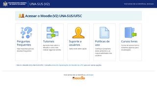 Moodle (V2) UNA-SUS/UFSC
