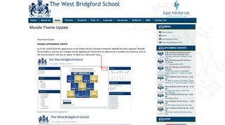 The West Bridgford School - Moodle Theme Update