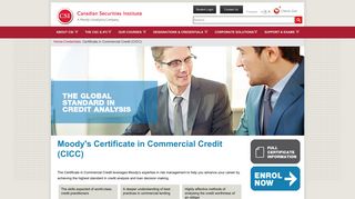 Certificate in Commercial Credit (CICC) - Canadian Securities Institute