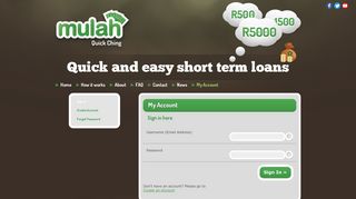 Mulah Account Login - Mulah loan