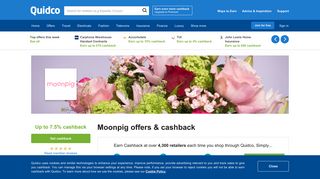 Moonpig Cashback, Voucher Codes & Discount Codes | Quidco