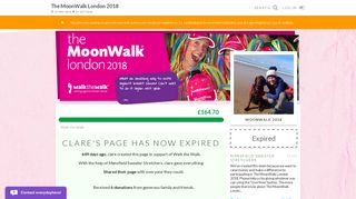 Moonwalk 2018 - everydayhero: The MoonWalk London 2018