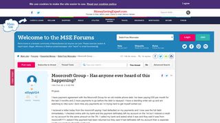 Moorcroft Group - Has anyone ever heard of this happening ...